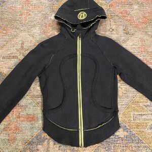 Lululemon Athletica Dark Grey Zip up.